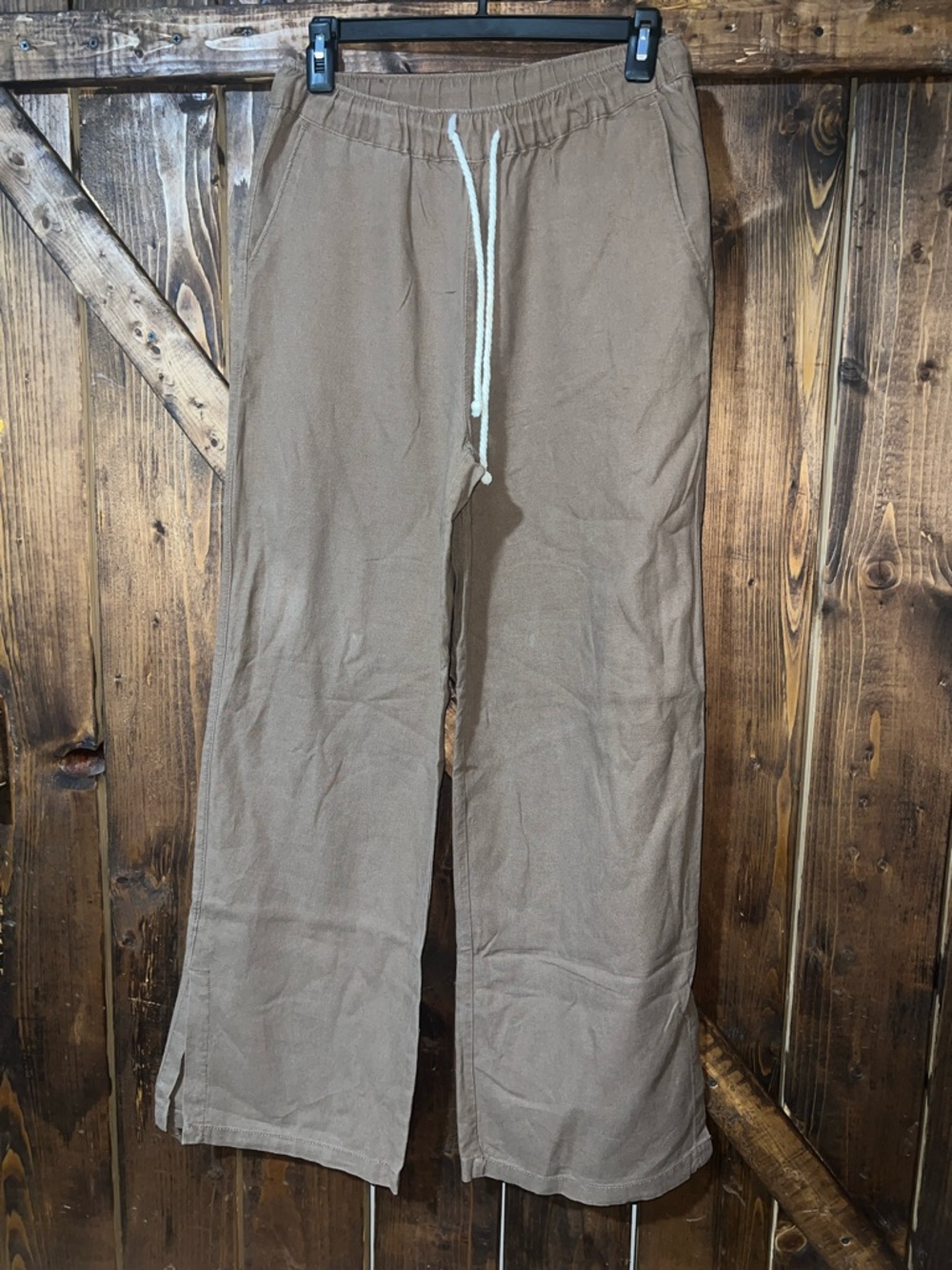 Vince Women's Brown Drawstring Lounge Sweatpants